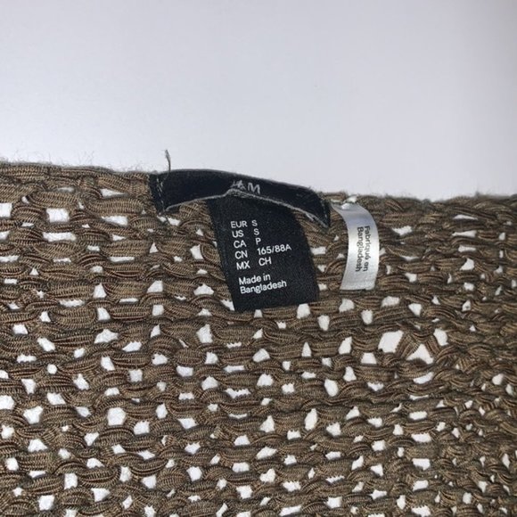 H&M Green Loose Chunky Knit Sweater - Women’s Size Small - Picture 8 of 8